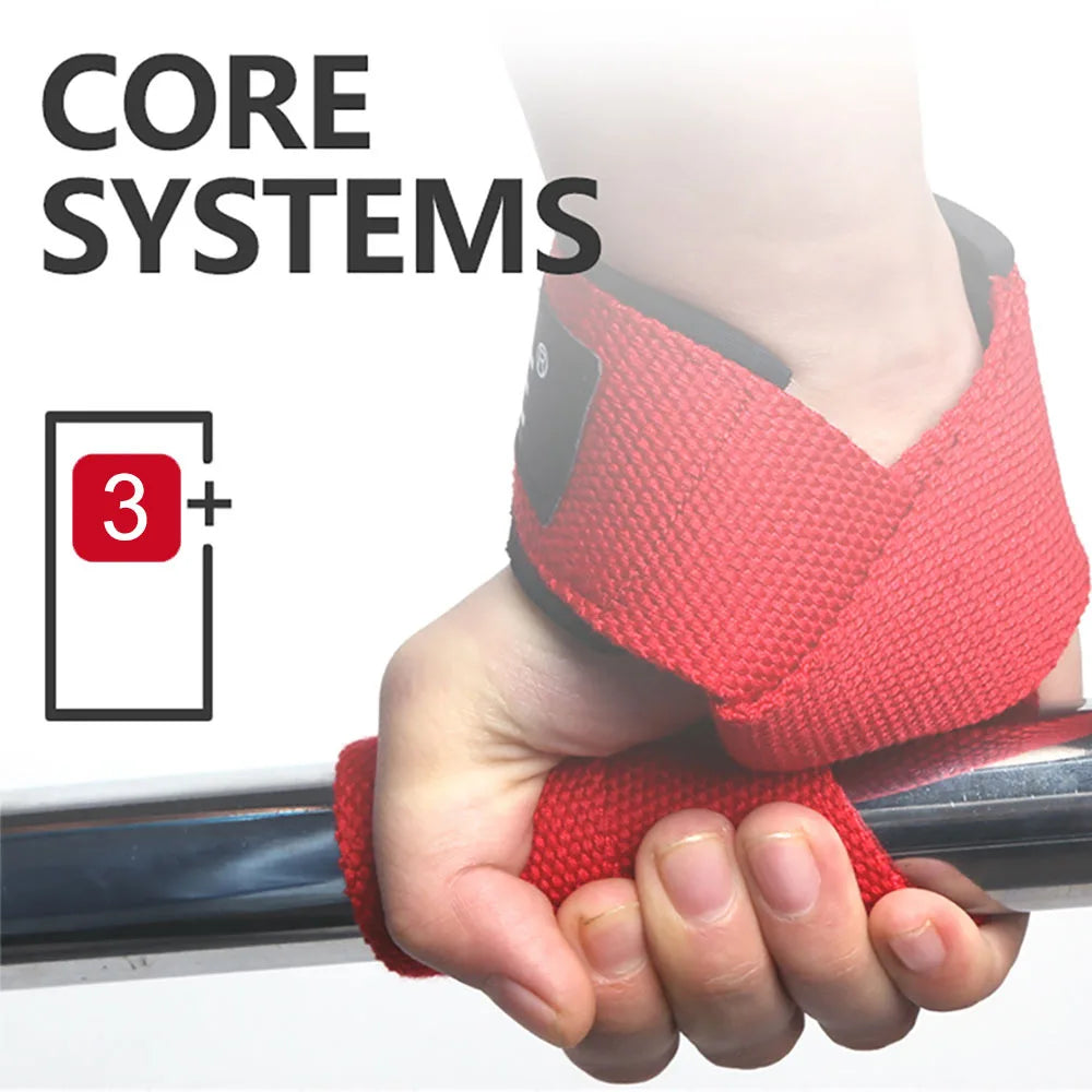 Sangles de Musculation Renforcées – Support Poignets pour Haltères, Barre et CrossFit