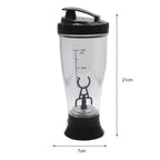 Shaker Électrique Portable 350 ml – Préparez Vos Shakes Protéinés en Quelques Secondes