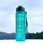 Gourde Sport 1L avec Paille Intégrée – Étanche, Élégante et Réutilisable