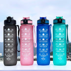 Gourde Sport 1L avec Paille Intégrée – Étanche, Élégante et Réutilisable