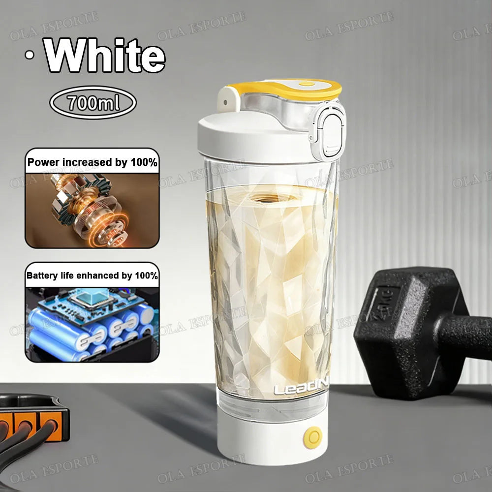 Shaker Électrique Portable 450-700 ml – Mélange Automatique pour Protéines et Fitness