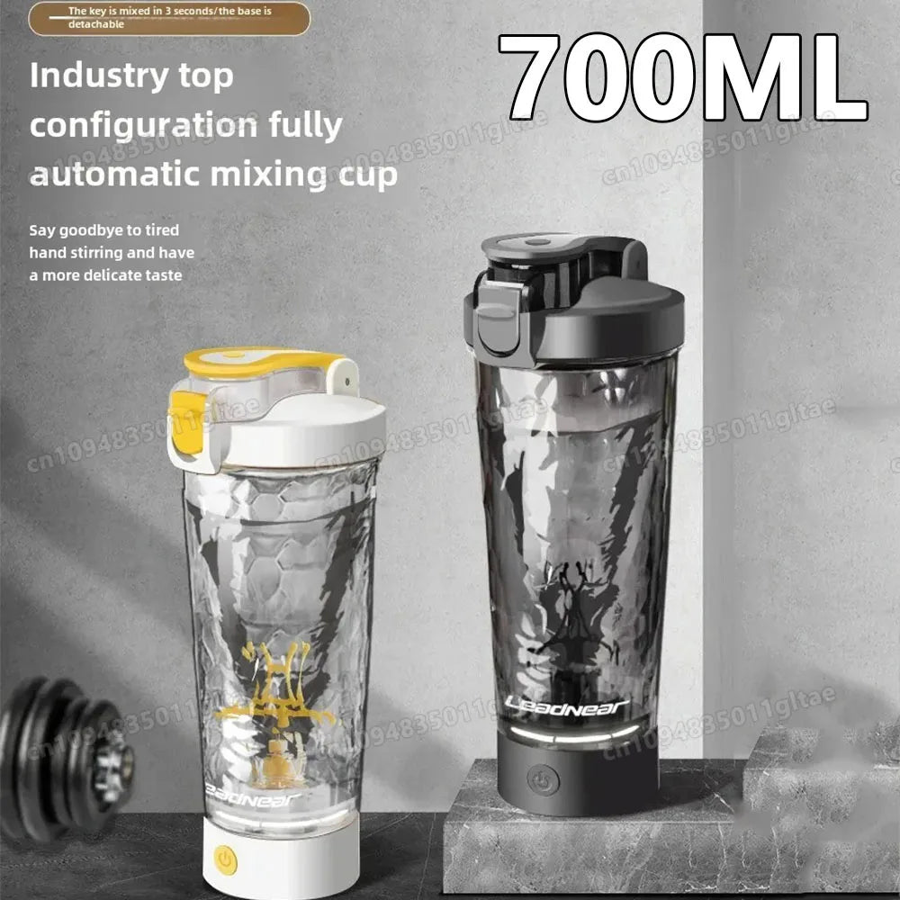 Shaker Électrique Portable 450-700 ml – Mélange Automatique pour Protéines et Fitness